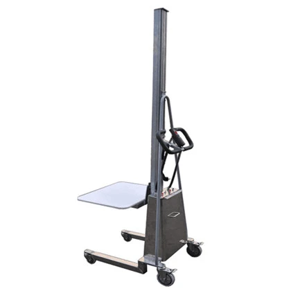 Stainless-Steel-single-Column-electric-stacker Stainless-Steel-single-Column-electric-stacker